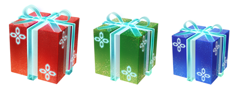 Holiday box icons