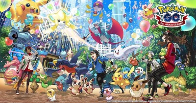 สุขสันต์วันครบรอบปีที่สาม Pokémon GO!