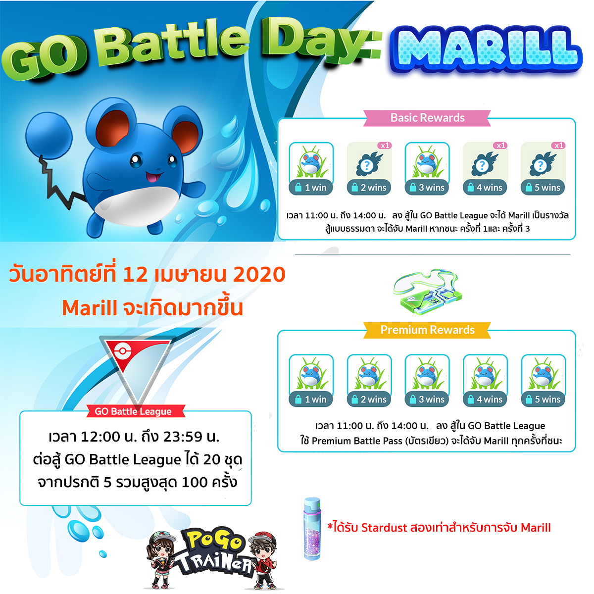 GO Battle Day Marill