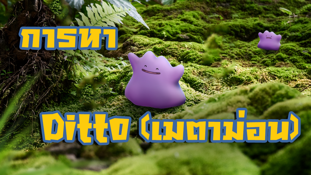 การปลอมตัวของ Ditto เมตาม่อนในปัจจุบัน 